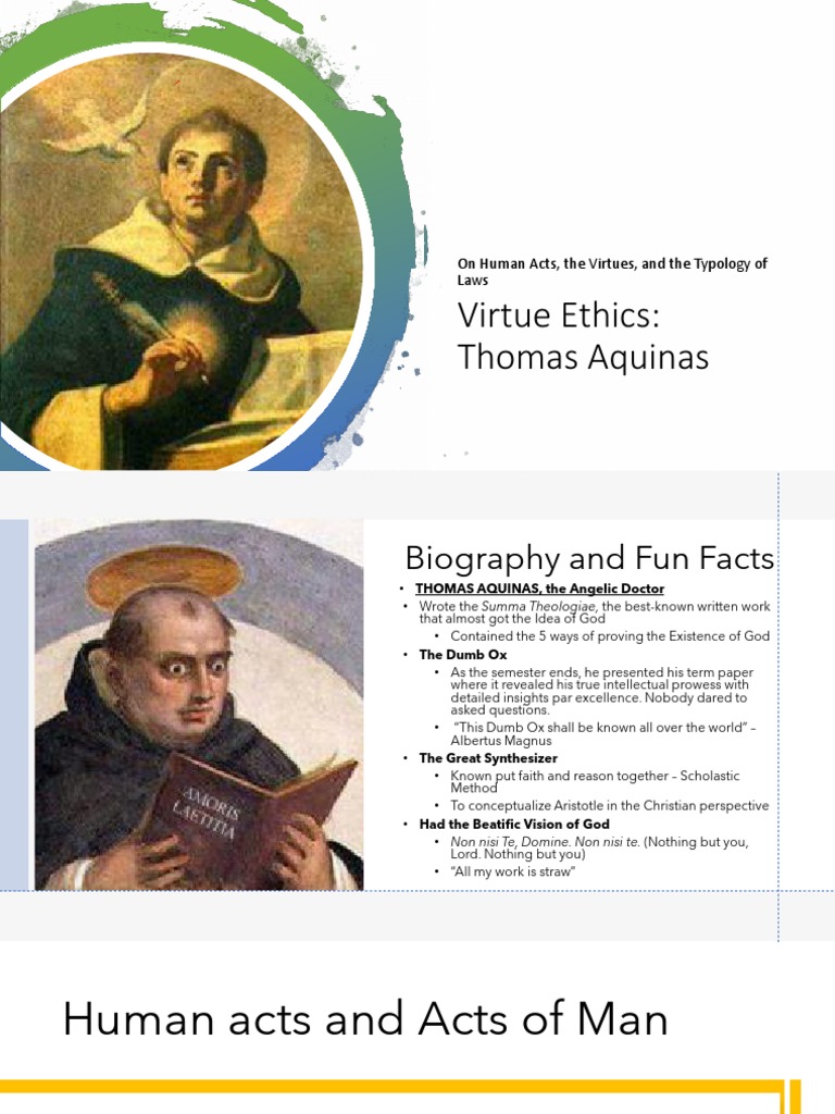 Aquinas on Virtue and Human Acts | PDF | Thomas Aquinas | Virtue