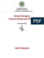General Surgery Trauma (Head and Thorax)