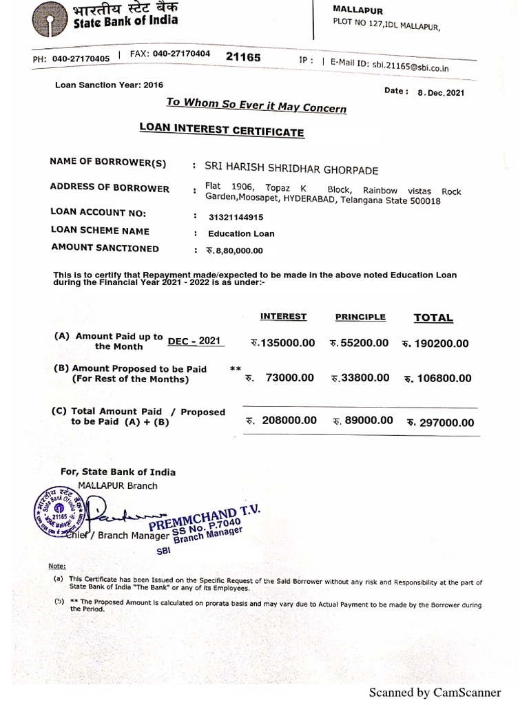 education-loan-interest-certificate-pdf