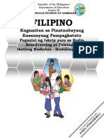 Filipino5 - Q4 - W8.2 - Nakasusulat-Ng-Iskrip-Para-Sa-Radio-Broadcasting-At-Teleradyo - v1 (1) - v2