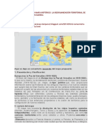 COMENTARIO MAPA HISTÓRICO (Europa Después de La Primera Guerra Mundial)