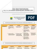 Peluang Dan Tantangan Mutu Layanan Kesehatan Primer 2022 - Dr. Deborah Johana Rattu