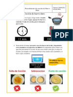 Procedimiento de Cocción de Huevo Duro