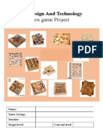 Wooden Box Game Booklet (3264)