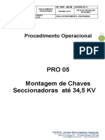 POP 05 - OE - Montagem de Chaves Seccionadoras até 34,5 KV - CONCENGE