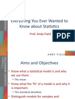 Everything You Ever Wanted To Know About Statistics: Prof. Andy Field