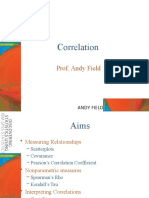 Correlation: Prof. Andy Field