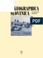 Acta Geographica Slovenica: Geografski Zbornik Contents - Vsebina
