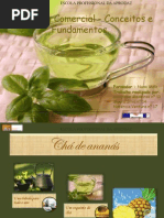 Apresentação chá ananas