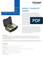 High Performance Partial Discharge Diagnostic System: AQUILA - Portable PD Analyzer