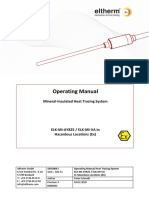 Operating Manual: Mineral-Insulated Heat Tracing System