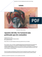 Apuntes del día_ Un Carnaval más politizado que de costumbre _ la diaria _ Uruguay