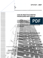 CP 012 1 2007 Cod de Practica Pentru Producerea Betonului