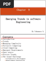 Lecturenote - 1938410780chapter 9 - Emerging Trends in Software Engineering (Lecture 15)