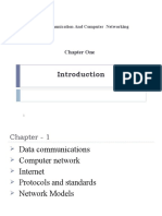 Chapter One: Data Communication and Computer Networking