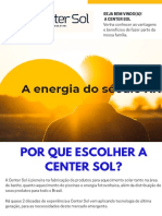 Bem-vindo à Center Sol - Conheça os benefícios