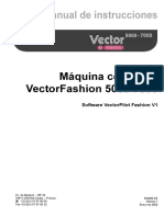 503060AE Vector Fashion 5000 7000 Manual de Instrucciones ES
