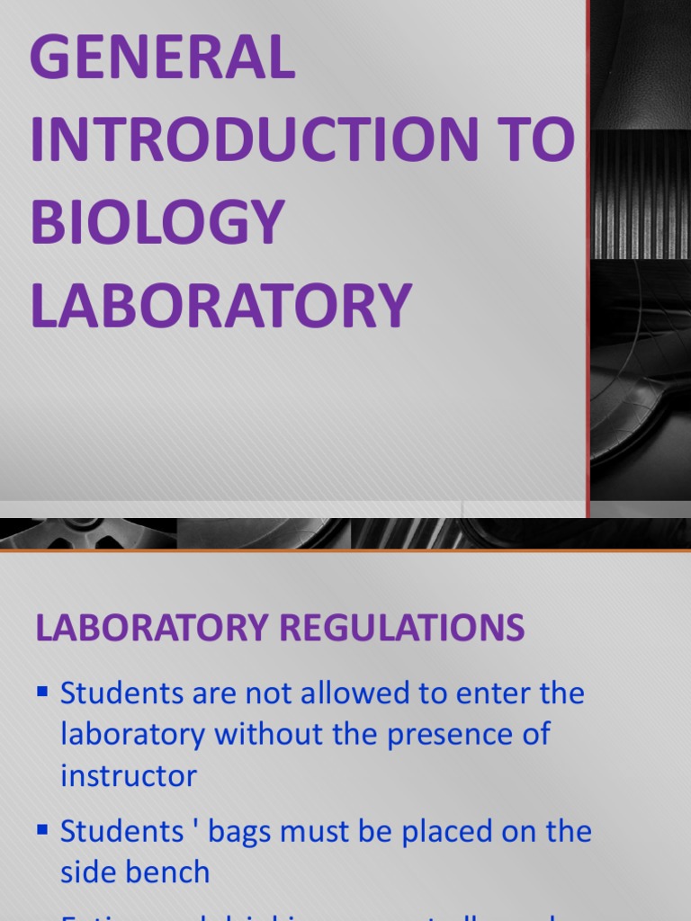 Biology Laboratory Safety Guidelines | PDF | Laboratories | Clothing
