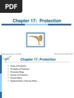 Chapter 17: Protection: Silberschatz, Galvin and Gagne ©2018 Operating System Concepts - 10 Edition