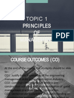 CHAPTER 1 - PRINCIPLES OF MANAGEMENT