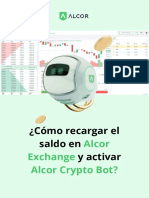 ¿Cómo Recargar El Saldo en Alcor Exchange y Activar Alcor Crypto Bot Spanish
