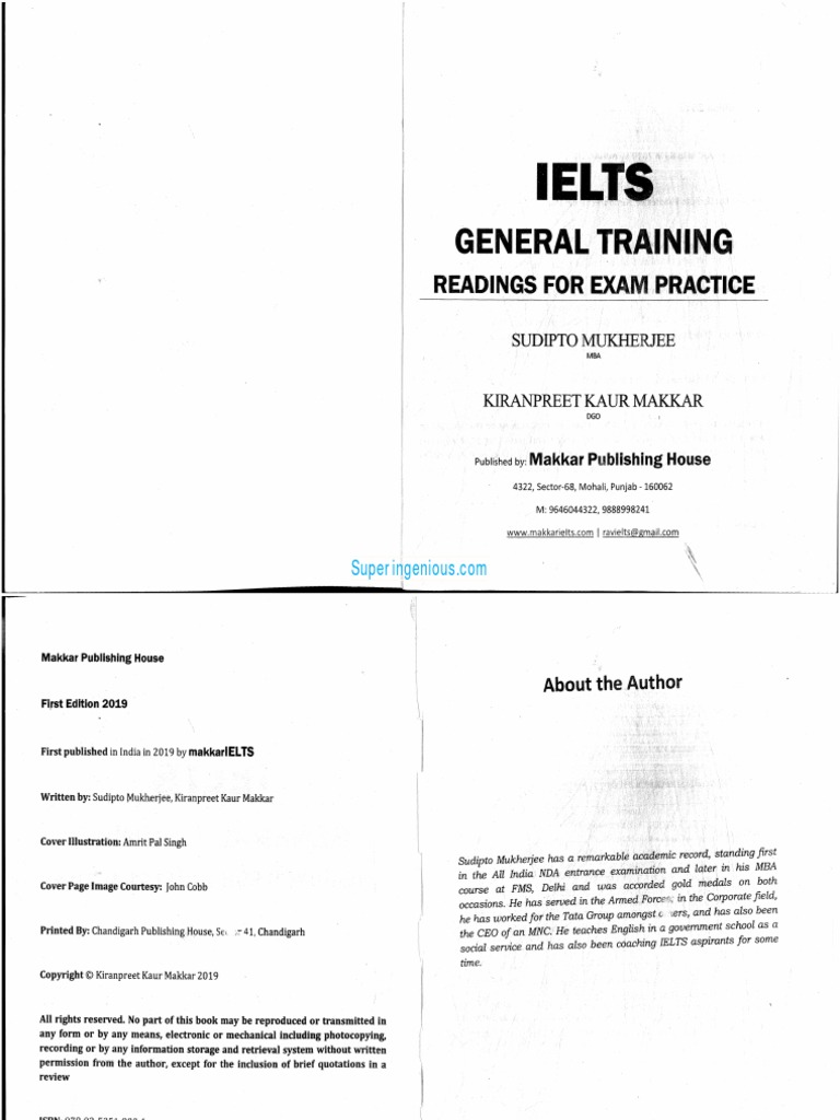 IELTS GENERAL TRAINING MAKKAR intelligence overview