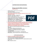 L2: Cell Types and Subcellular Structures