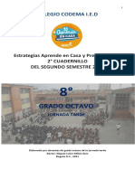 Cuadernillo 2 Del 2° Semestre - Grado 8°