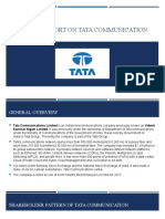 Research Report On Tata Communication
