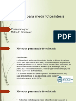 Métodos para Medir Fotosíntesis