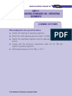 Unit 3: Indian Accounting Standard 108: Operating Segments