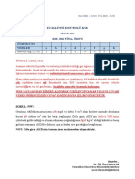 Su Kal. Kont 2020-20201 Güz Finali