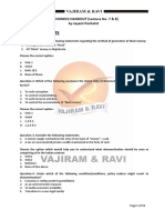 MCQ For Prelims: ECONOMICS HANDOUT (Lecture No. 7 & 8) by Jayant Parikshit