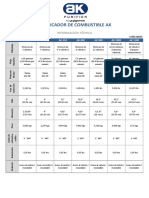 INFORMACIN TCNICA - PURIFICADORES DE COMBUSTIBLE AK V 05112015