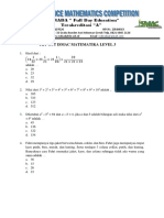 TRY OUT ISMAC Matematika Level 3