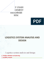 MBA Logistics System Analysis Design