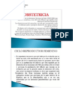 Catedra Obstetricia: Grupo 5 Clase N°1 Dra. Andrade