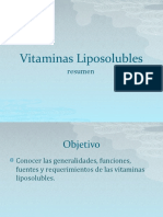 Vitaminas Liposolubles Resumen