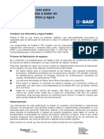 Palatal para Contacto Con Alimentos