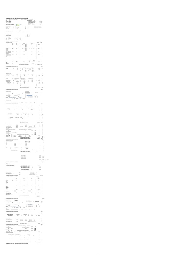 Small Commercial Gain and Loss Spreadsheet, (Revised 2021) | PDF ...