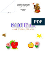 Proiect Tematic Toamna