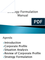 Strategy Formulation - General