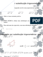 Aula6 - Integração Por Substituição Trigonométrica