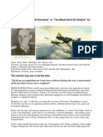 [Aviation] - Luftwaffe Aces Erich Hartmann