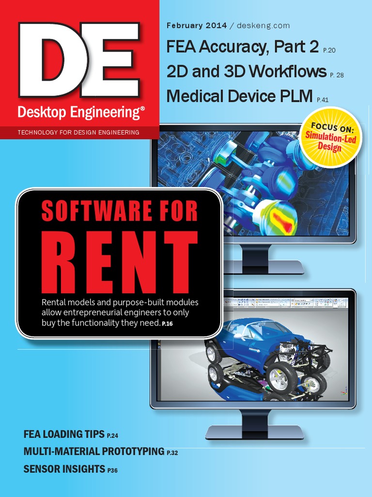Desktop Engineering - 2014-02 | PDF | Simulation | Product Lifecycle