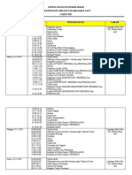 Jadwal Kegiatan Perkemahan Akbar