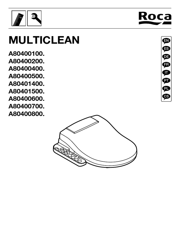 Roca MULTICLEAN ADV 2.2 – Rundsitz Mit Integrierter Wasch- & Trockenfunktion