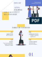 Effective Communication Skills in Doctor-Patient Relationships