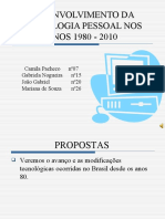 Desenvolvimento da tecnologia pessoal nos anos 1980 – 2010