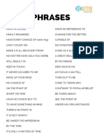 A List of Fixed Phrases B2 C1 C2